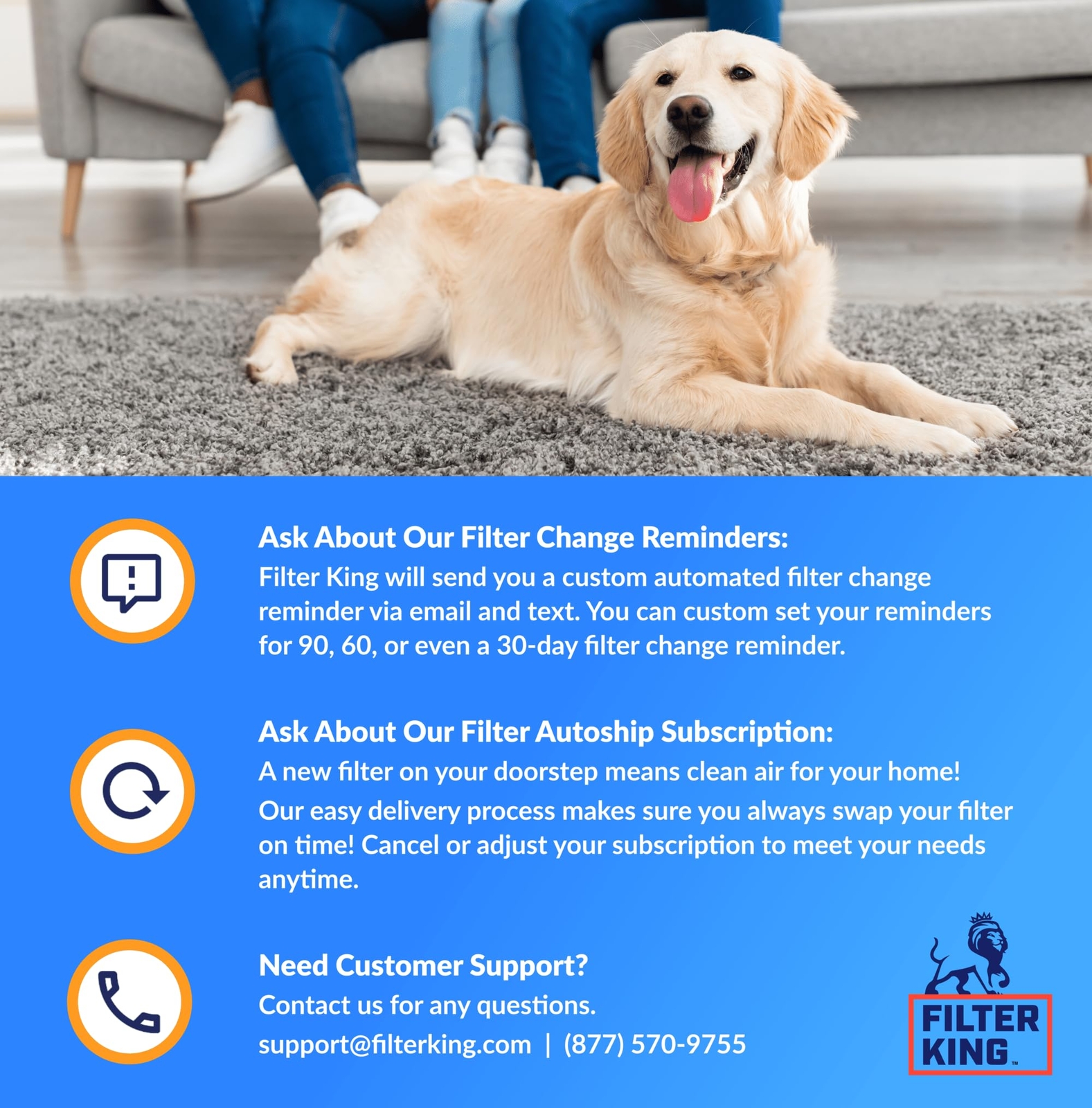 Filter King 20x25x4 Air Filter 4-PACK MERV 8 Actual Size 19.5 x 24.5 x 3.75"