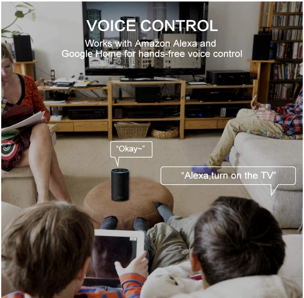 Smart WIFI In-Wall Switch For Alexa Google Home APP, With A Remote Controller