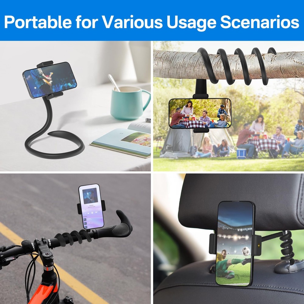Universal Mic Stand Phone Holder Flexible Mount