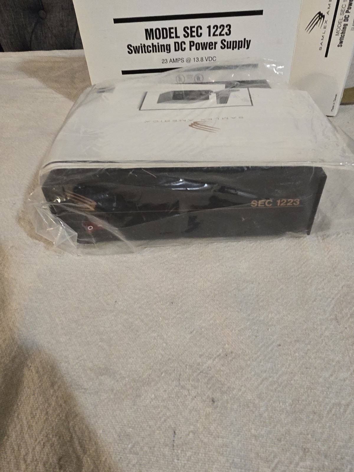 New In Box Samlex America Power Supply Sec 1223 (No Power Cord) See All pics