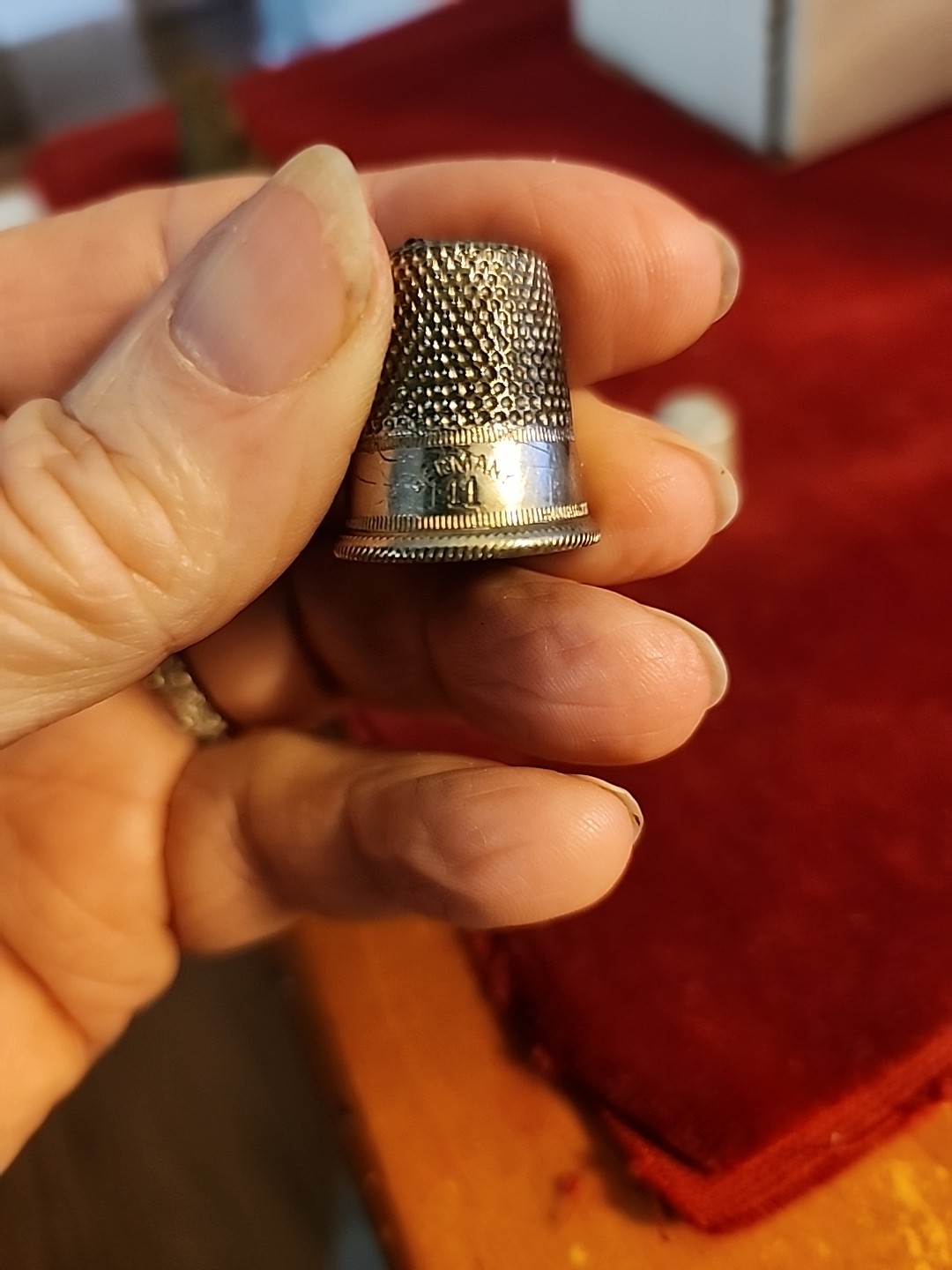 Vintage Aluminum? Thimble Advertising "Drink Coca-Cola in Bottles" Lot Germany