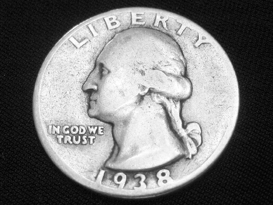 1938 Washington Quarter -- Very Fine