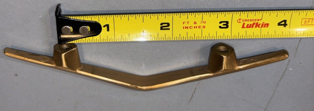 Brushed Copper 5" Chevron Drawer Pull - 3" Hole Pattern