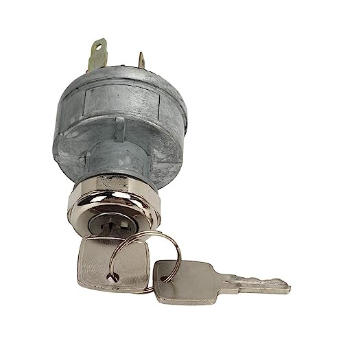 AR58126 Ignition Switch, Universal Replacement Ignition Switch with 2 Keys,