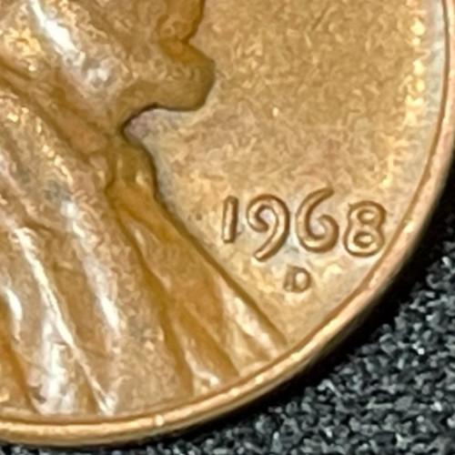 3X 1978D_1968D_1987D Lincoln Cents with Mint Mark Errors