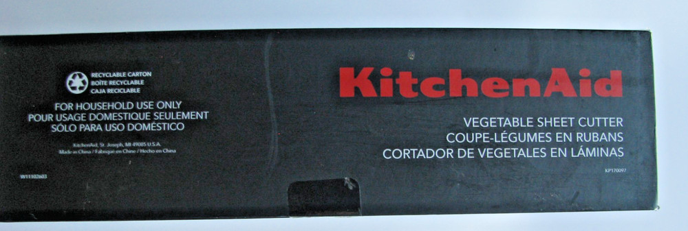KitchenAid Vegetable Sheet Cutter Attachment KSMSCA New Open Box