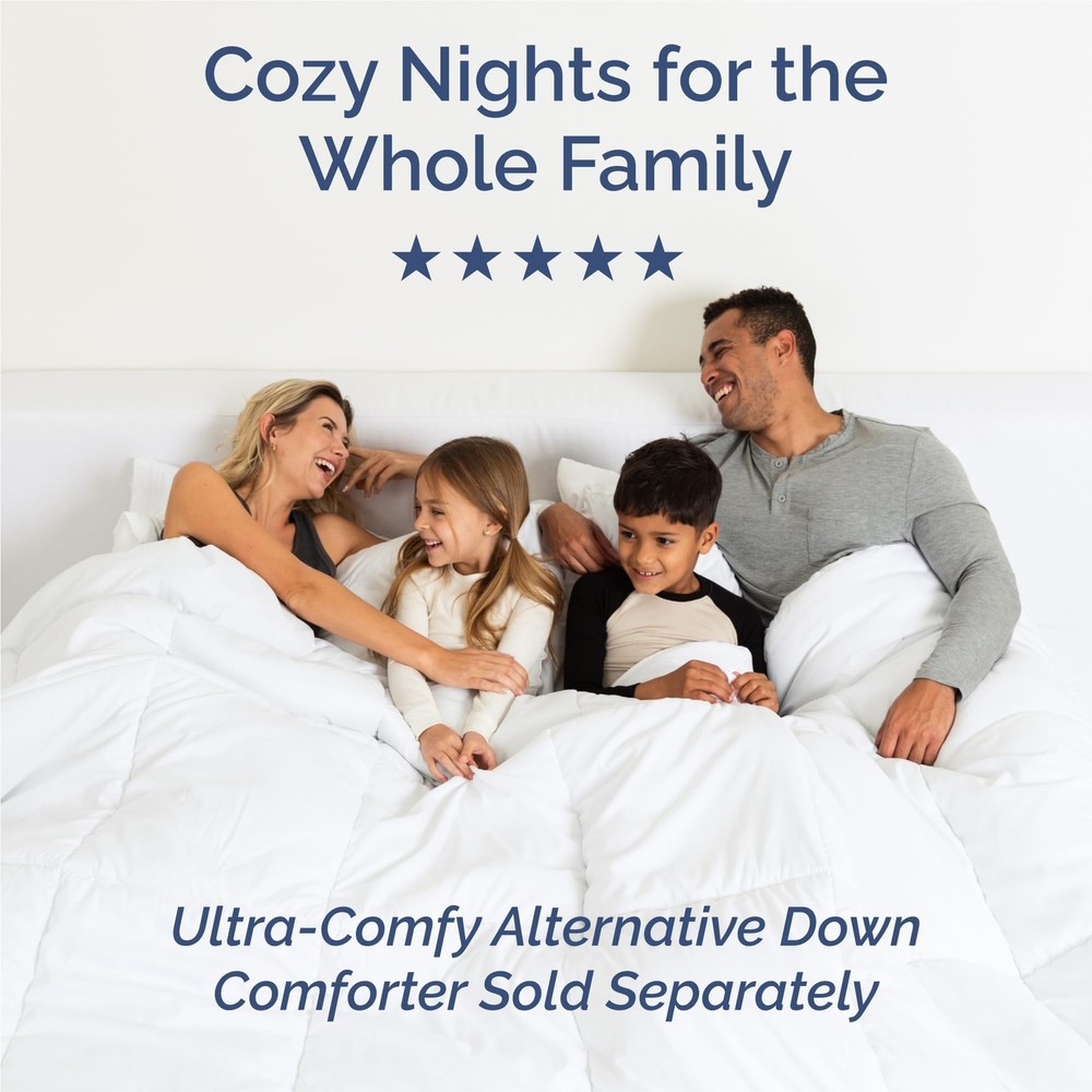 Split King Size 5 Piece Sheet Set - Comfy Breathable Cooling Bed Sheets Set ...