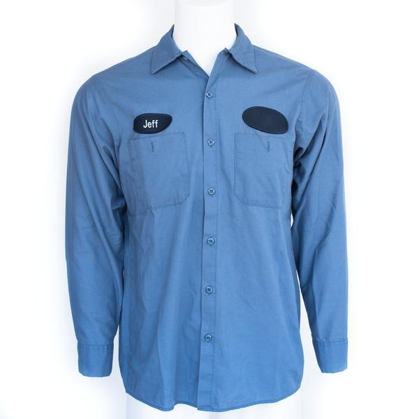 Cintas Red Kap UniFirst G&K Slate Blue Pre-Owned Work Shirts