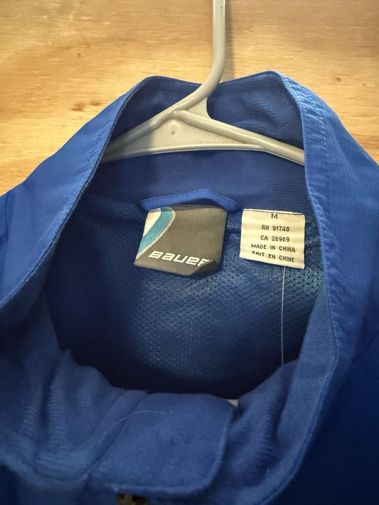 Bauer Warm Up Jacket- Royal Blue - Size Medium/Large