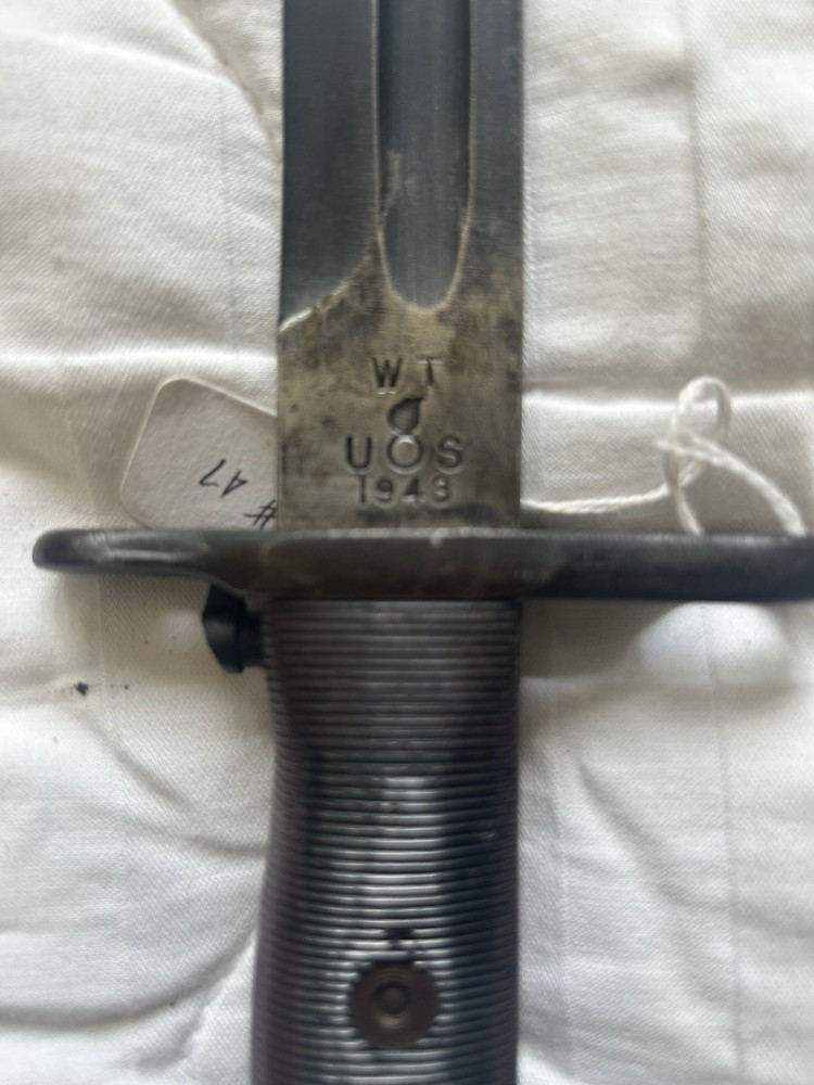 US M1905 WT 43 16” Bayonet