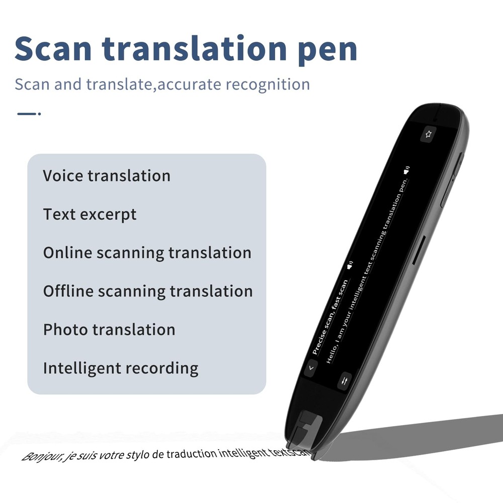 Scan Reader Pen,Translator Pen, Language Translator Device, Text to Speech, ...