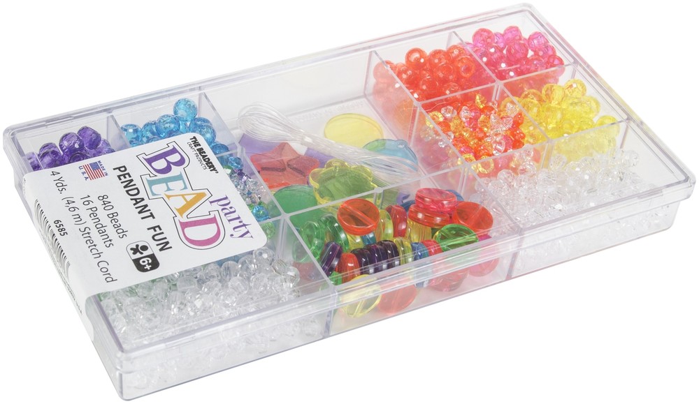 Beadery-Party Bead Box Kit-Translucent Coin