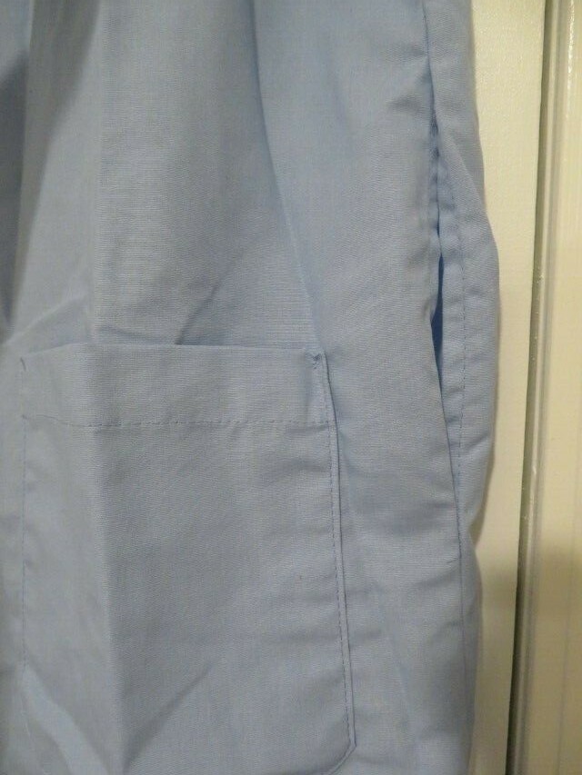 Red Kap Men's Interior Pocket Lab Coat - Light Blue - Size Medium Regular