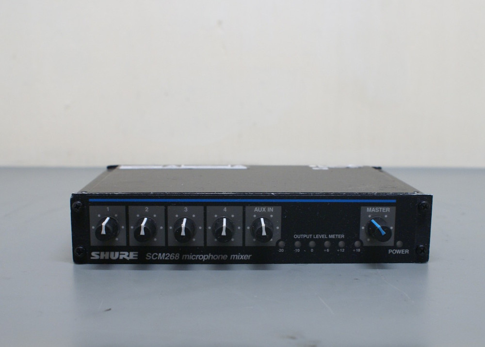 Shure SCM268 4 Channel Microphone Mixer     2D