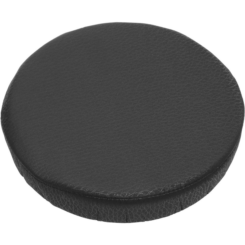 Slip Resistant Round Stool Cover Black Elastic Cushion Protector
