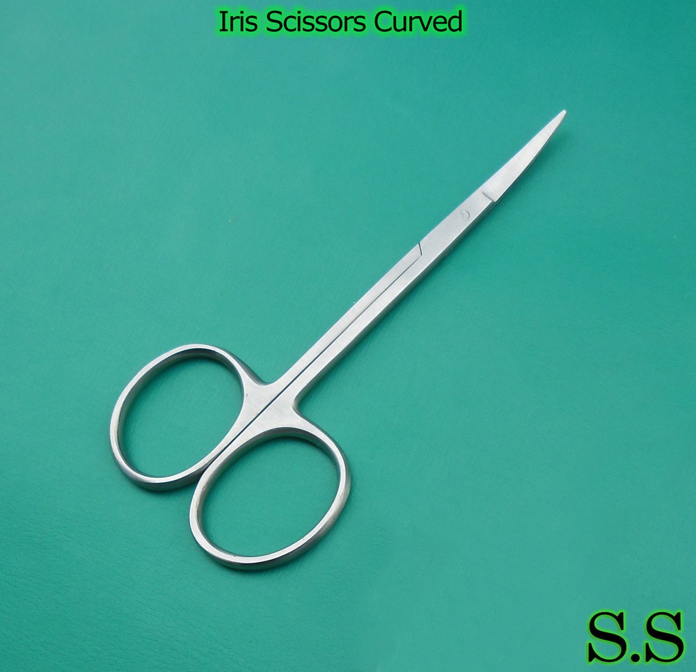 100 IRIS SCISSORS 4.5" CURVED SURGICAL INSTRUMENTS