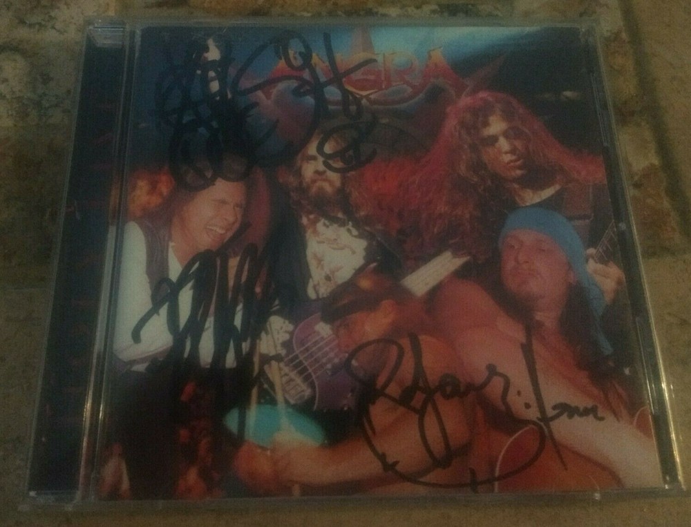 Angra Autographed Holy Live CD signed