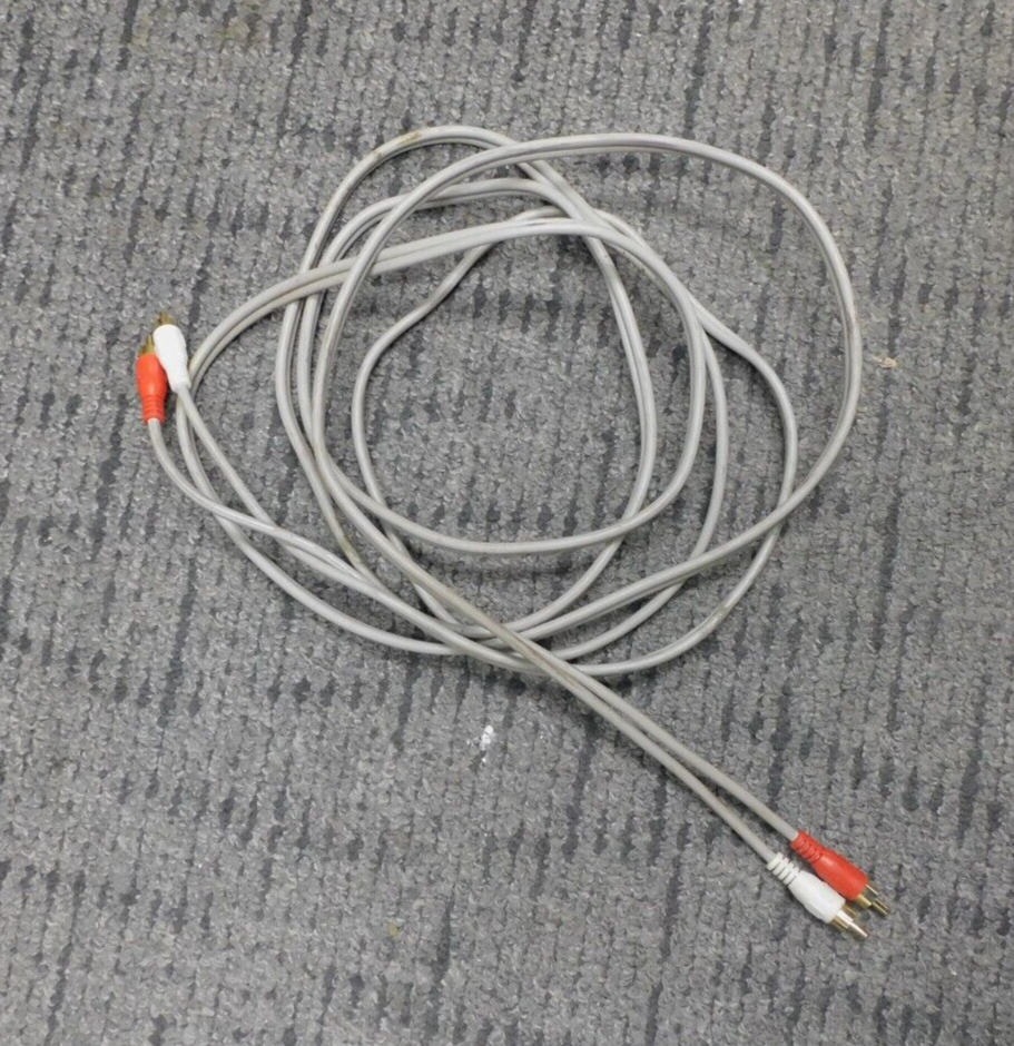 10ft 2 Channel RCA Amp Audio Cable, gold tip