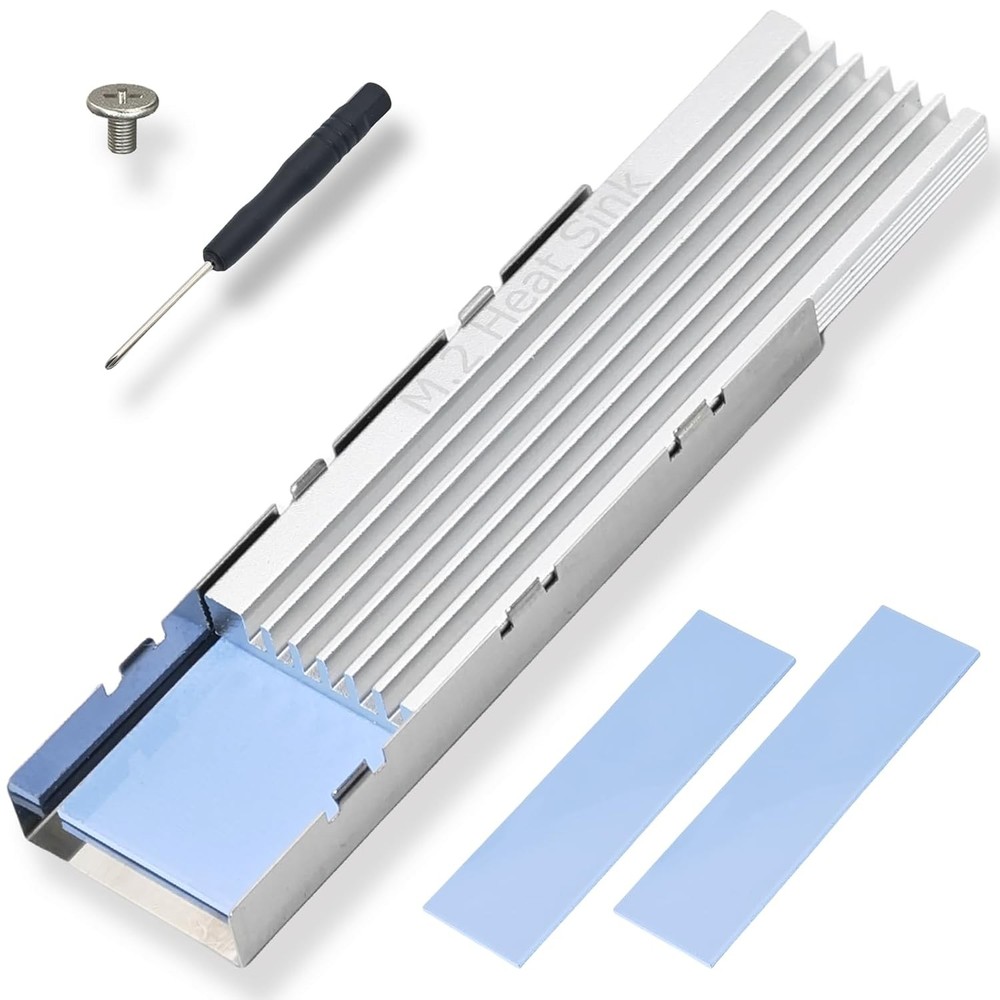 M.2 Heatsink with Thermal Silicone Pad for PS5/PC