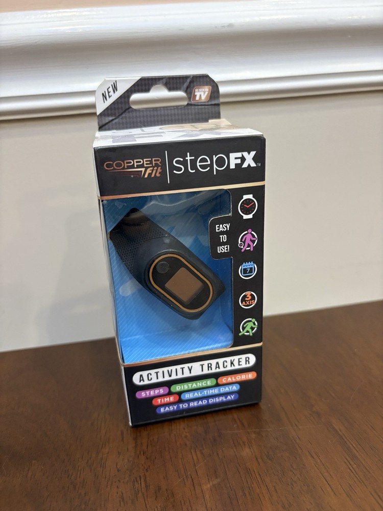 Copper Fit Step FX Activity Tracker Black Watch Unisex