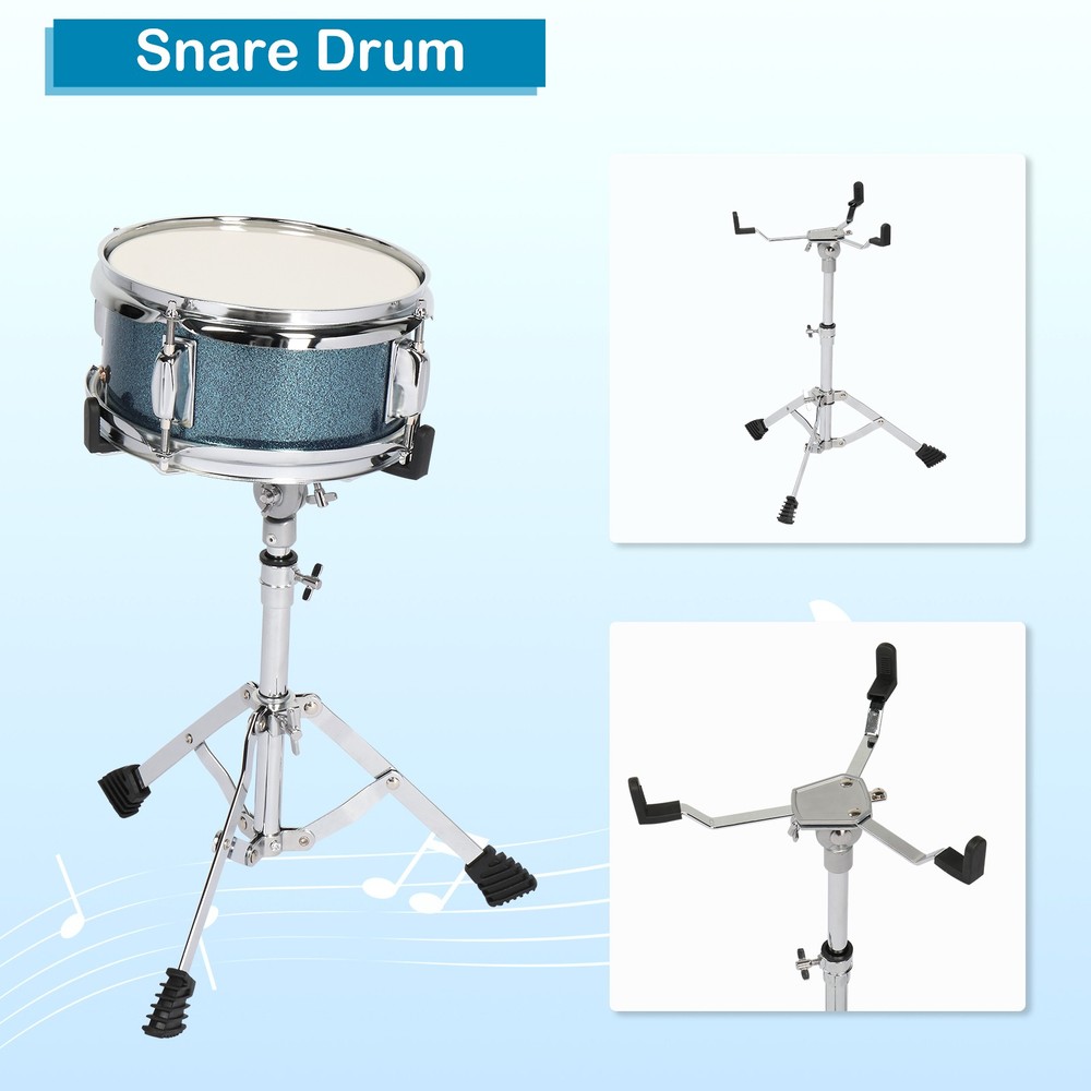 5-Piece Complete Junior Drum Set with Genuine Brass Cymbals - Advanced Beginner