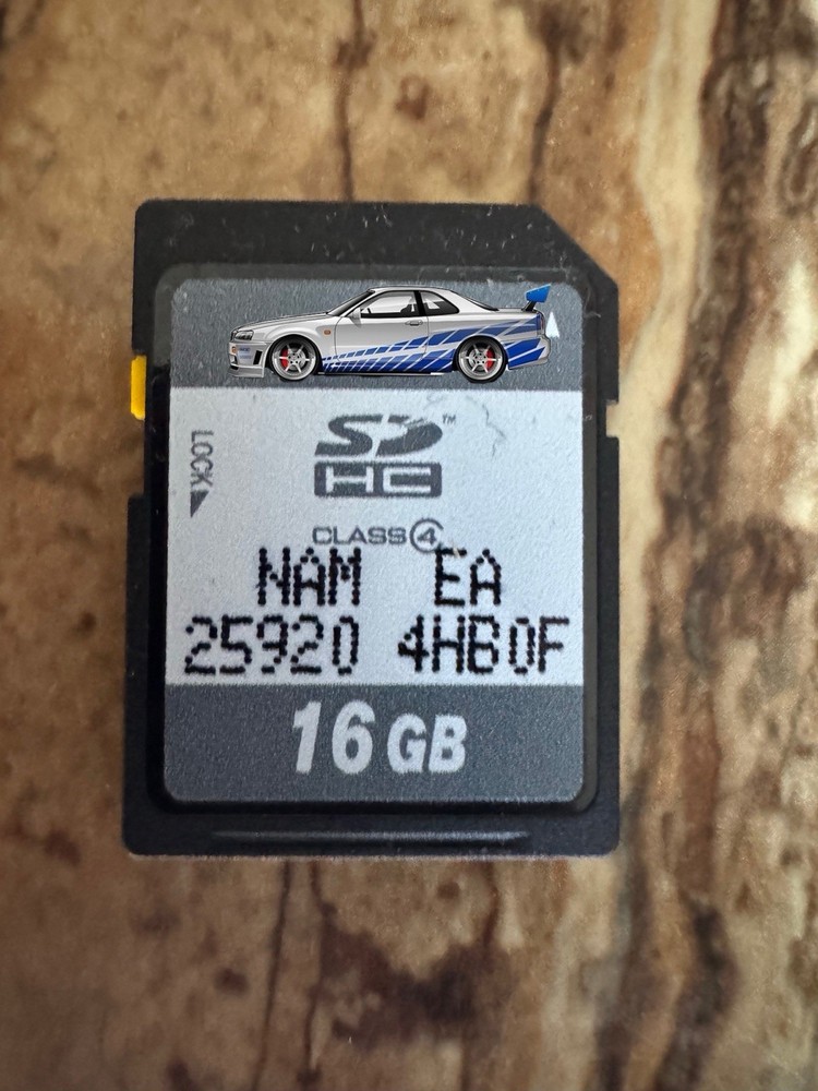 25920 4HB0F SD Navigation Memory CARD