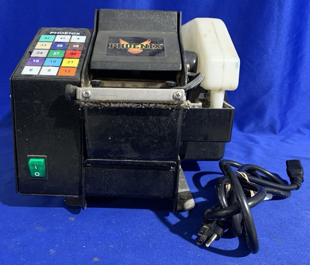Phoenix E-1C Electronic Automatic Gummed Paper Tape Dispenser - Powers On - Read