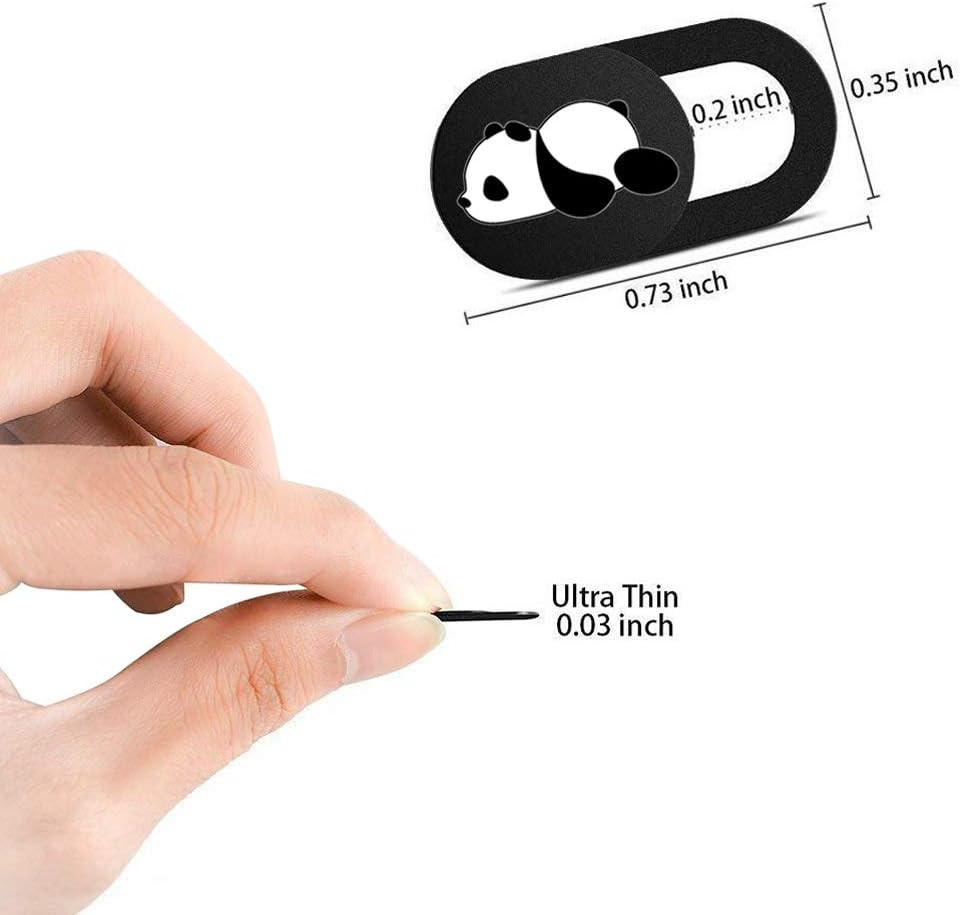 Webcam Cover Slide Cute Pattern Web Camera Cover 0.7Mm Thin Fits for Laptop Macb