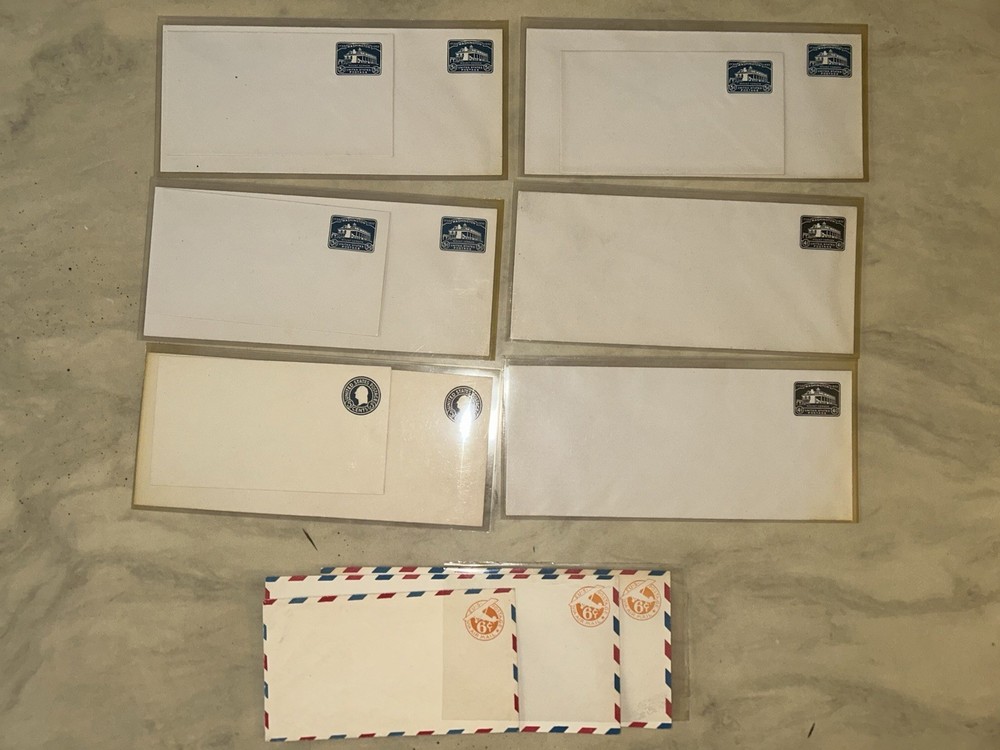 US Embossed Stamp Envelopes