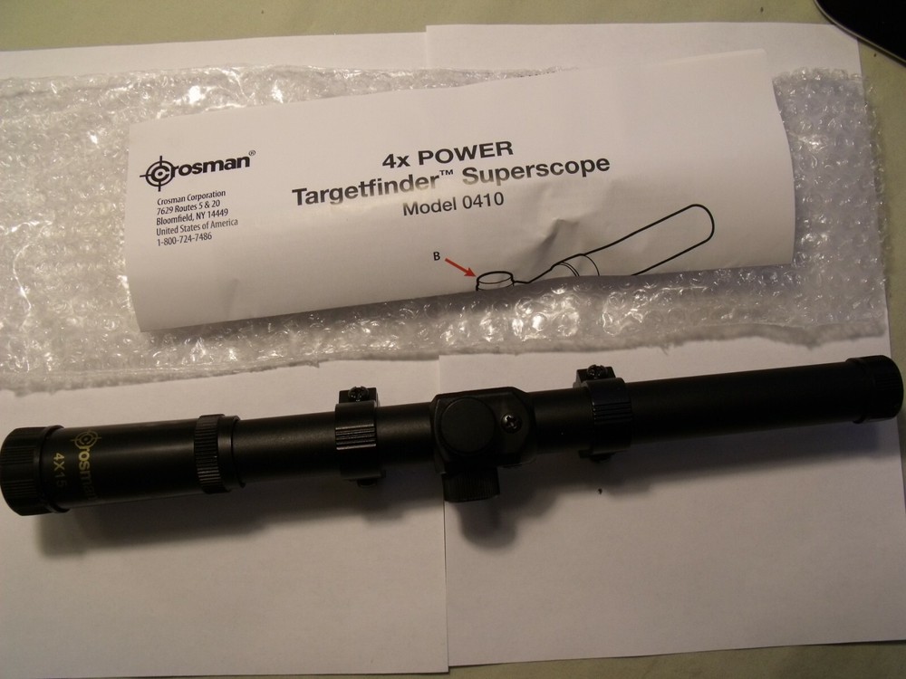 Crosman TargetFinder 4x15 Scope NEW