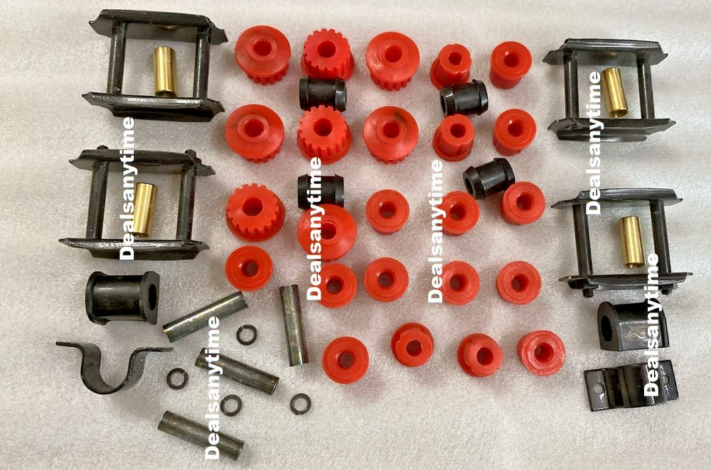Fit For Suzuki Samurai Complete Polyurethane Suspension Leaf Spring Bushing Kit