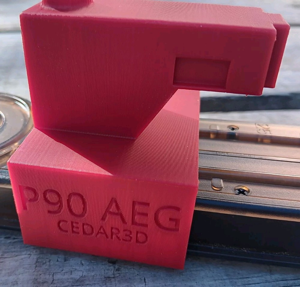 Airsoft P90 AEG Odin Speedloader Adapter (Red)