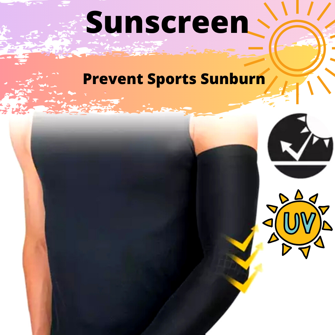 UV Sun Protection Arm Sleeve - Cooling Compression Sleeves for Men & Women