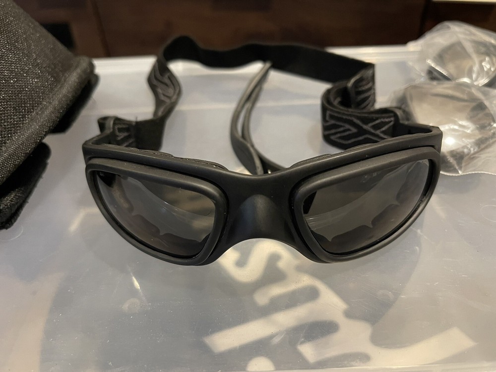 Wiley-X Combo Motorcycle Glasses/Goggles