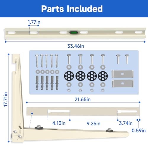 Mini Split Wall Mounting Bracket: Condenser Wall Mount Rack 9000 BTU-36000 BTU