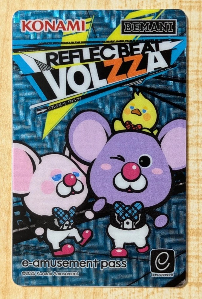 NEW Konami e-AMUSEMENT PASS Card REFLEC BEAT VOLZZA Amusement IC