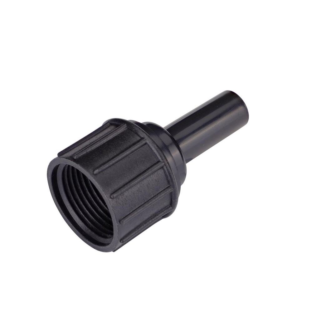 Raindrip R326CT Plastic Black Drip Irrigation Threaded Adapter 3/4 in.