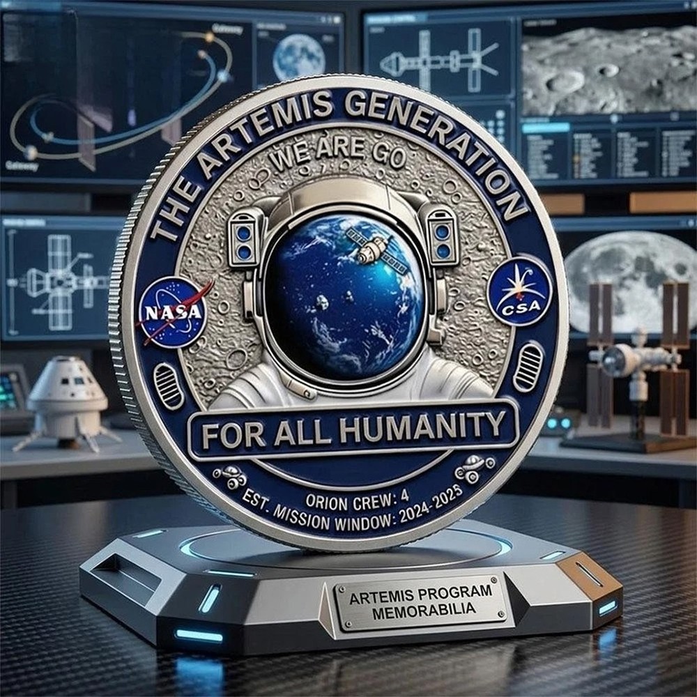 Artemis II Mission Commemorative Coin