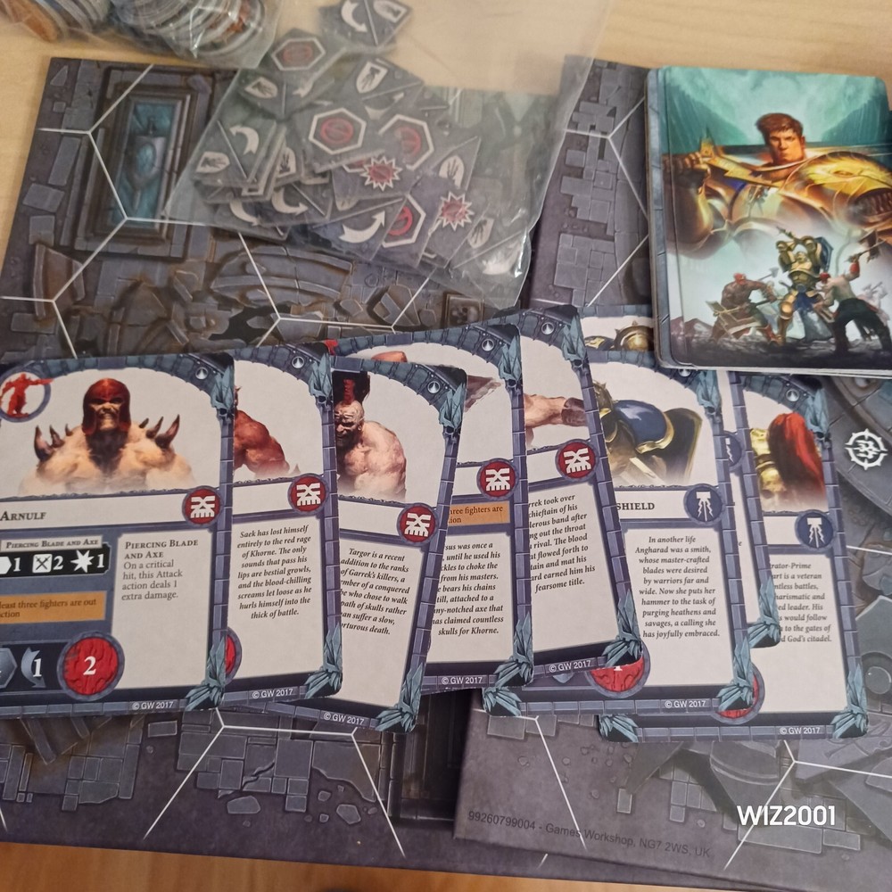 Warhammer Underworlds Shadespire Core Set 90%+ Complete Read Description Clean