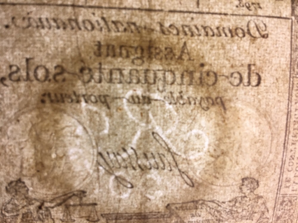 FRENCH REVOLUTION MONEY 1793