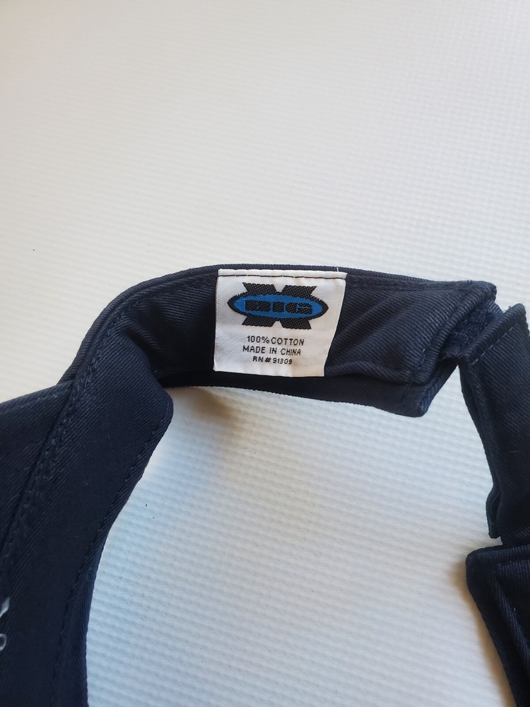 PAN AM Visor - Navy Blue - White Embroidered Logo - Adjustable Size