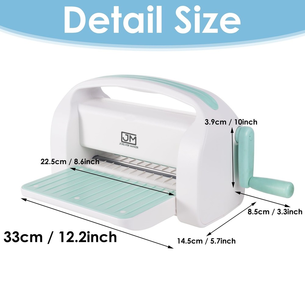 Manual Die Cutting Machine,9" Openning, Scrapbooking Machine Starter kit