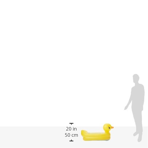 Munchkin Duck Inflatable Baby Bathtub for Babies 1 Count (Pack of 1), Yellow