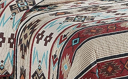 Rustic Southwestern Tribal Bedspread Set