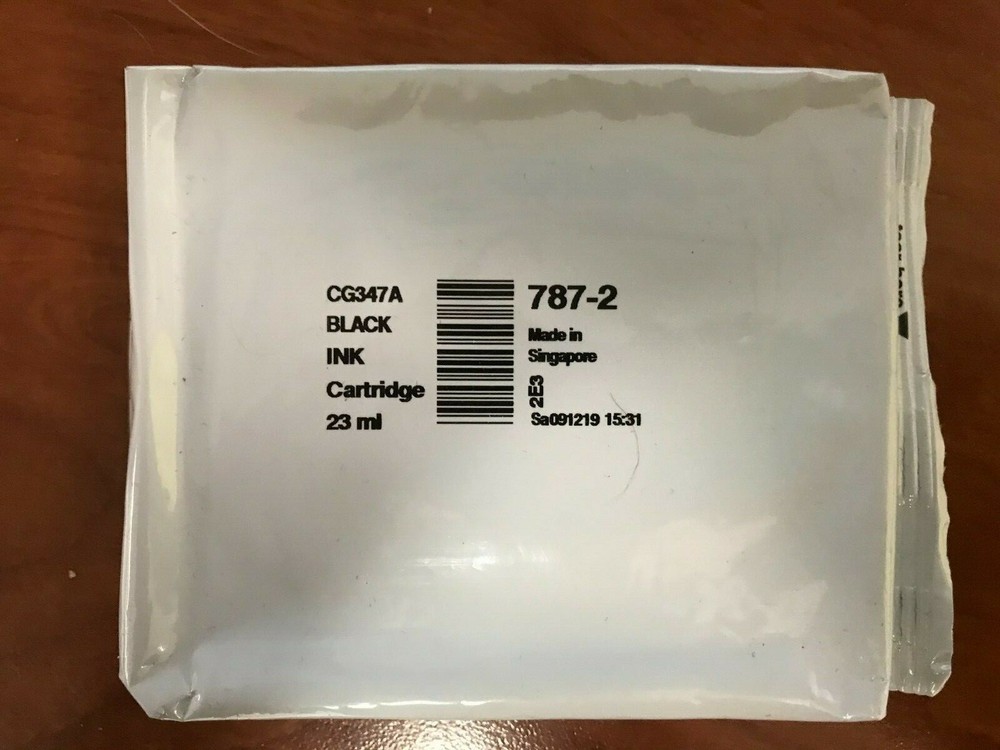 GENUINE Pitney Bowes 787-2 BLACK Ink 23ml
