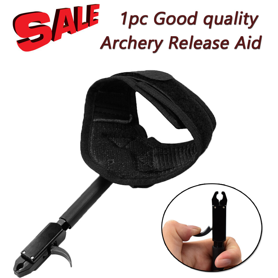 Archery Caliper Release Aids Adjustable Wrist Strap Trigger for Compound Bow 1pc