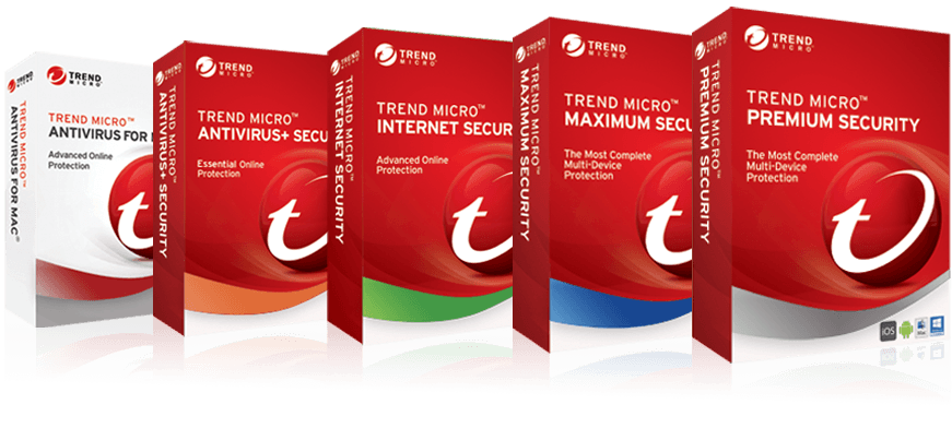 TREND MICRO MAXlMUM, ANTlVlRUS, lNTERNET Security for 1-3 Years and 1-5 Devices