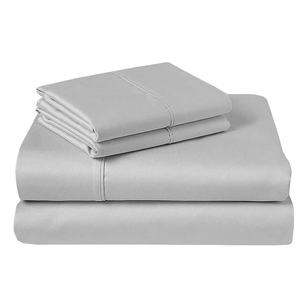 Waterbed Sheets Set - 4 Piece Attached with Fitted Sheet Cool Breathable and ...