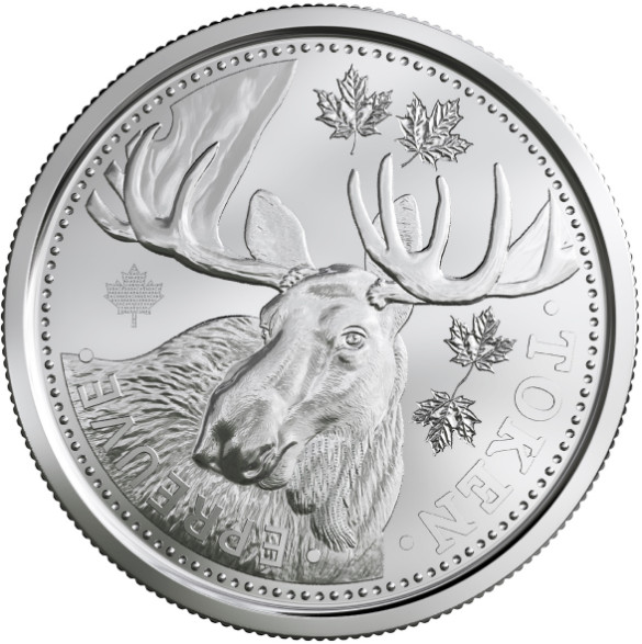MOOSE L'ORIGNAL Security Test Token Royal Canadian Mint 2018 ResearchDevelopment