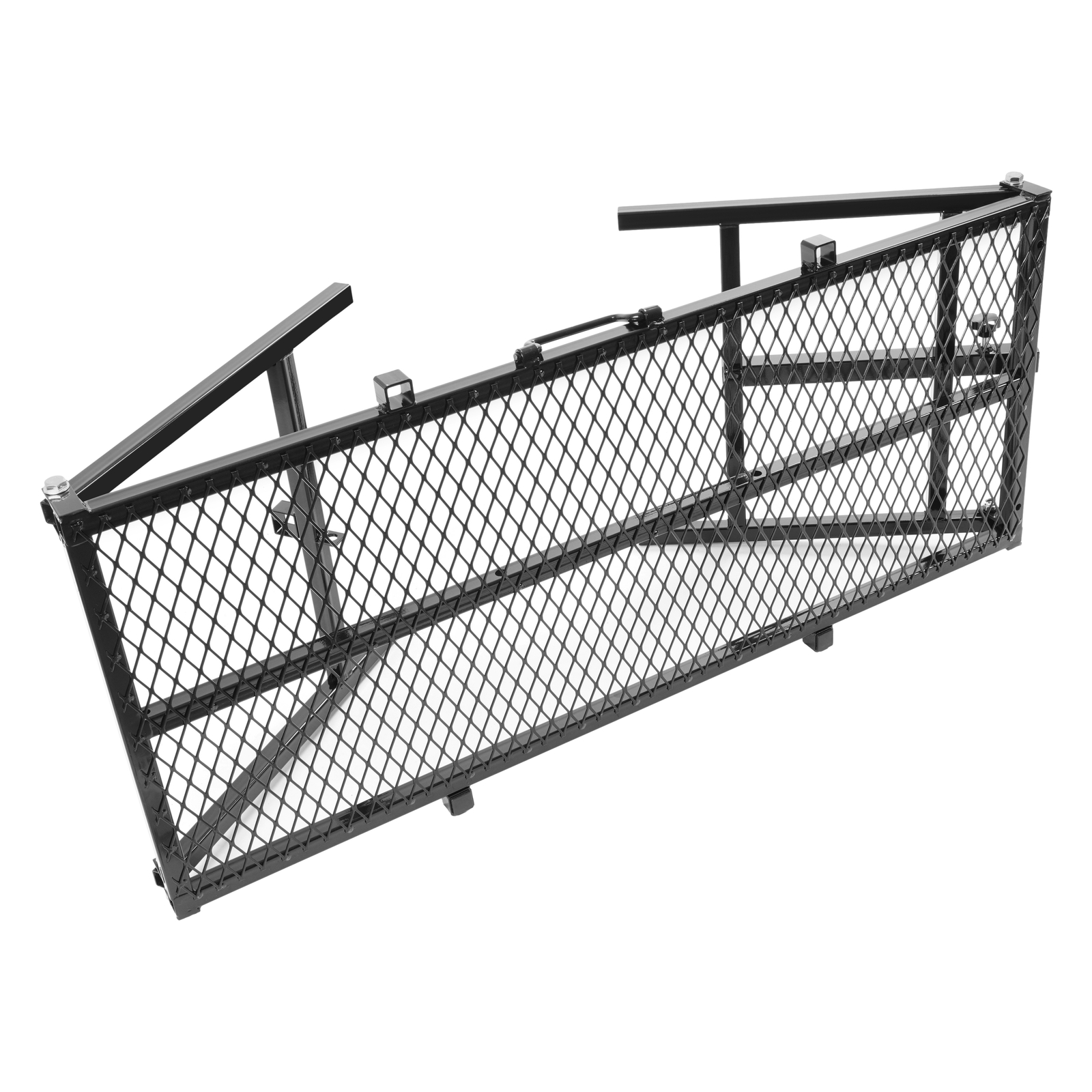 New Black Livestock Feeder Horned Milking Stand Adjustable For Goats & Sheep